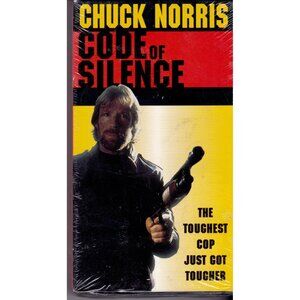 Chuck Norris Code of Silence VHS Sealed GoodTimes ©1993